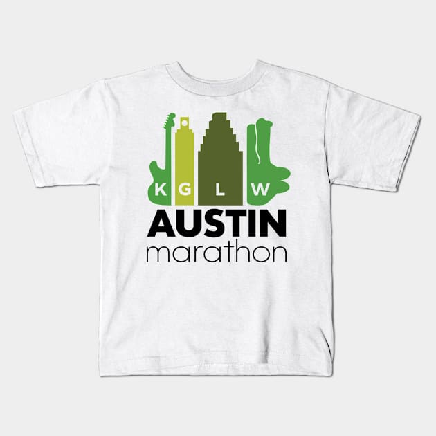 King Gizzard and the Lizard Wizard - Austin Marathon Kids T-Shirt by skauff